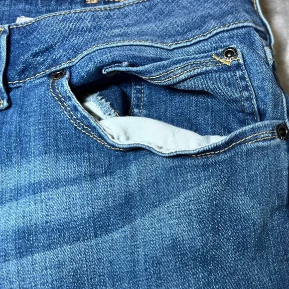 Harley Davidson Womens Size 20W Skinny Blue Jeans Denim Biker Casual Motorcycle - Picture 15 of 16